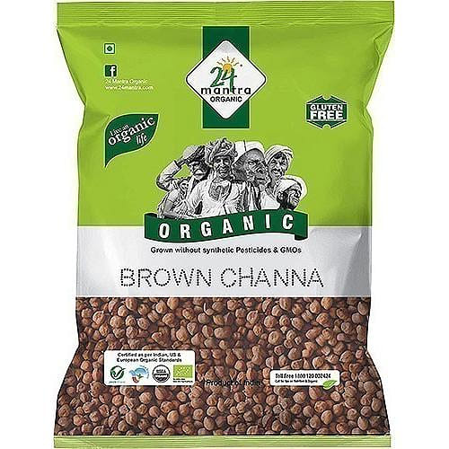 24 Mantra Organic Kala Chana / Brown Chickpeas - 2 lbs 2 lb