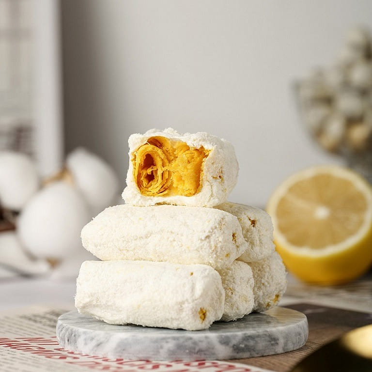 Clearance Sale Milk Flavor Salted Egg Yolk Souffle 160 그램