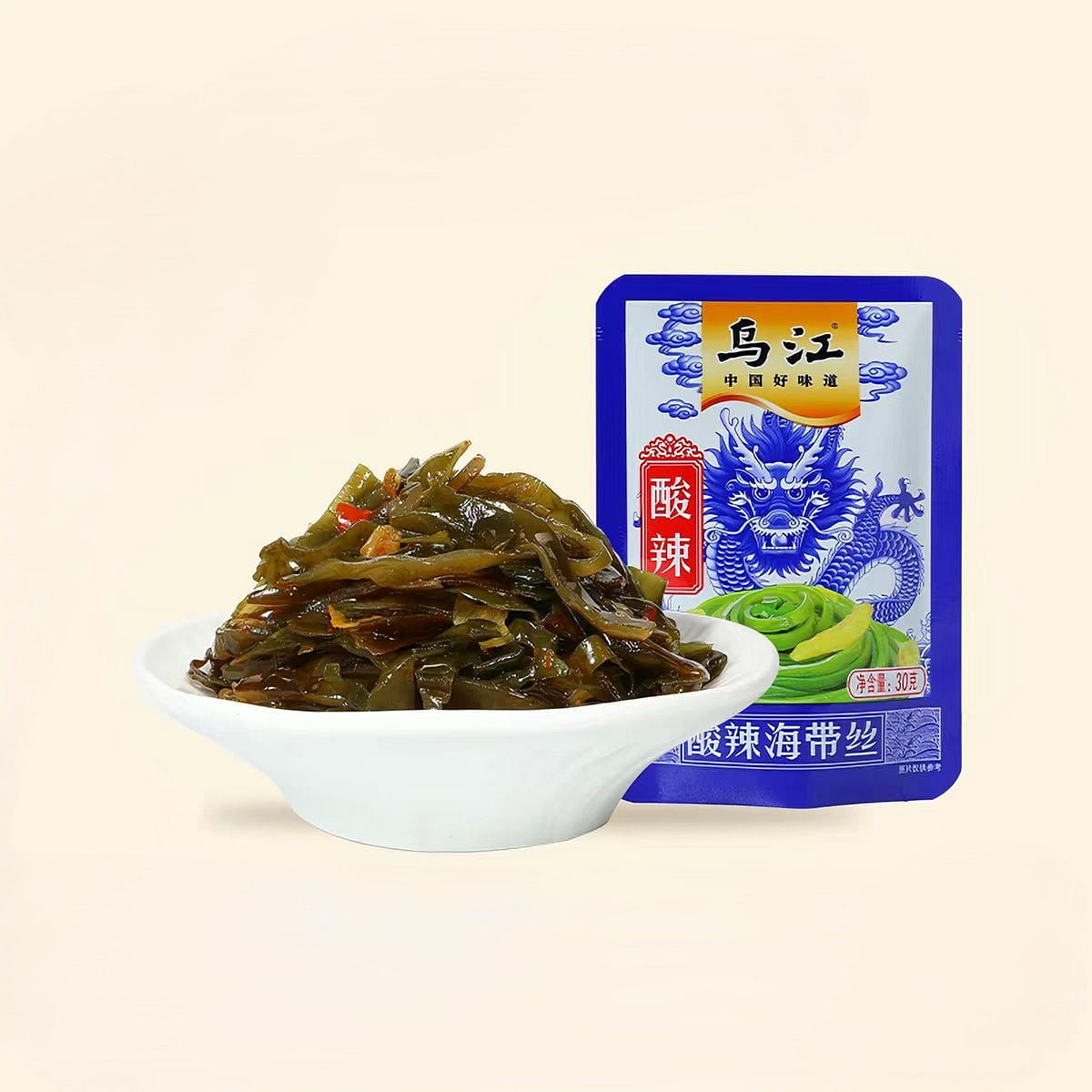 Spicy and Sour Sea Cucumber Strips 30g * 1 bag 1 each