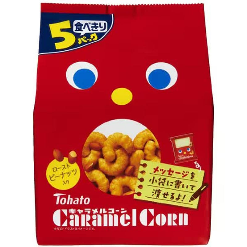 Tohato Caramel Corn 95g (19g x 5 bags) 1 個