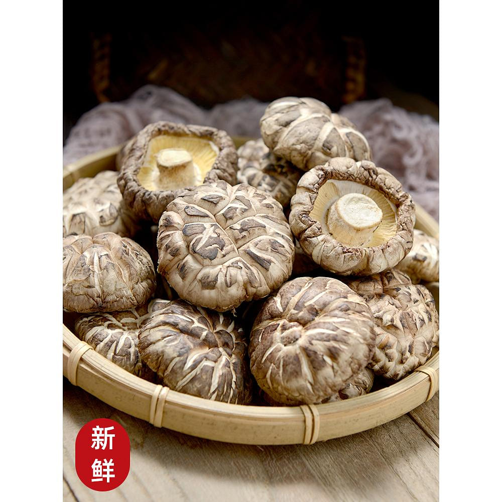 Mushroom mushroom shiitake dried goods 30g *1 bag desiccant tray new article basswood self-seeded winter flower ru nutrition mushroom dried large mushroom 3-5cm 30 グラム
