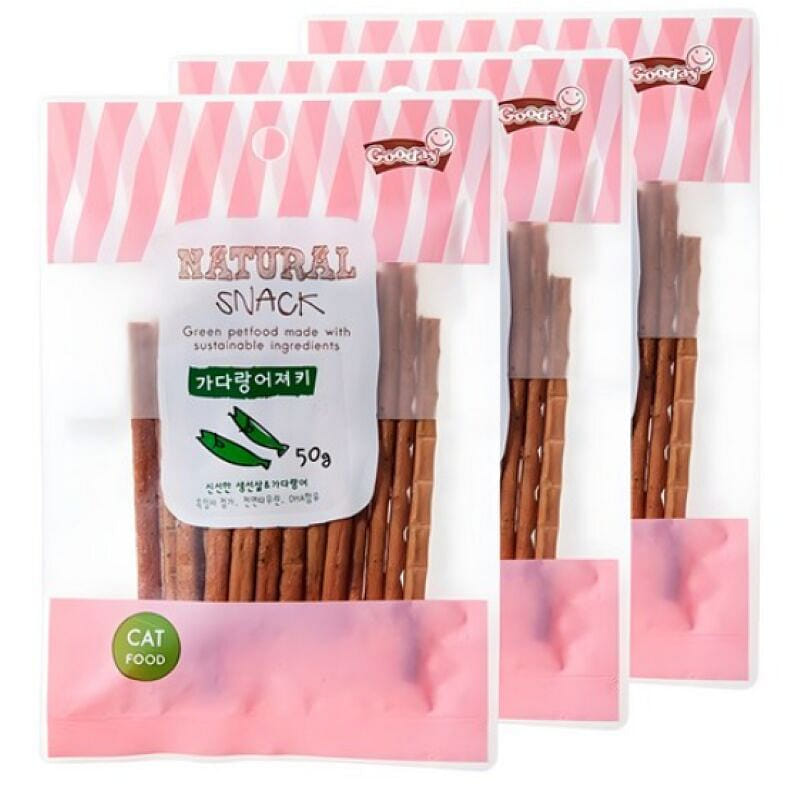 Cat treat bonito flavor, 50g * 3 packs 150 กรัม
