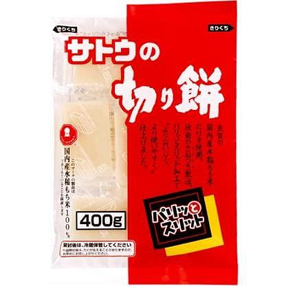 Sato Cut Mochi Japanese Rice Cake 400g 1 count