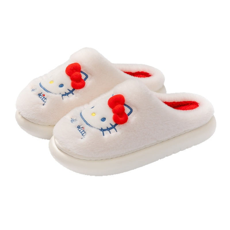 Winter Cotton Slippers - Hello Kitty 32-33 Size 1 each