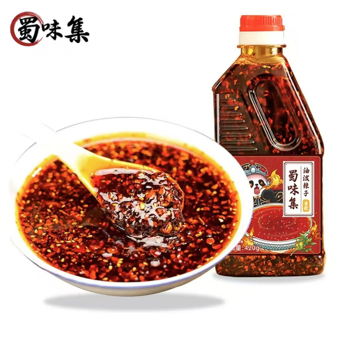 Shu flavor set oil poured spicy pepper Sichuan aut 420 g