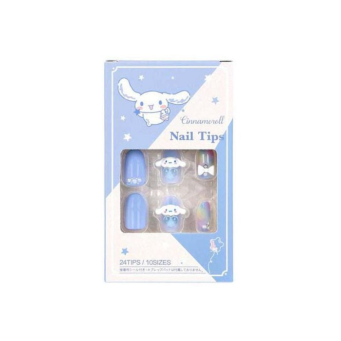 Santan x Japan Sanrio Cinnamoroll Nail Tips 1 Set 24 개입