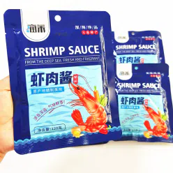 Ready-to-eat, Dalian Runhe shrimp meat sauce, Grasshopper shrimp sauce, steamed egg dipping sauce, rice noodle sauce, hoisin sauce 120g*1 120 g