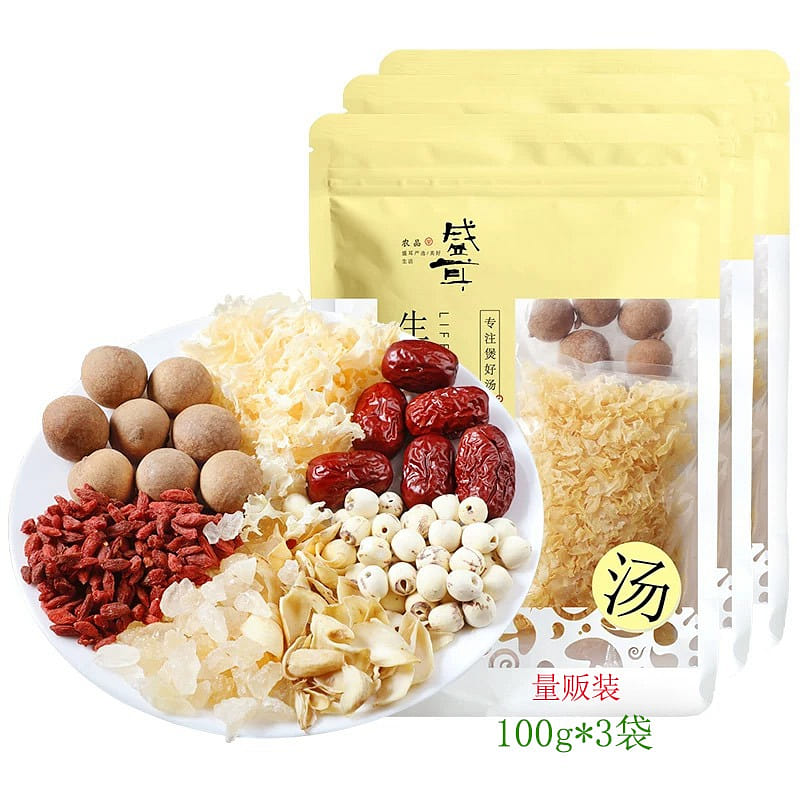 Sheng'er Longan Tremella Lotus Seed Soup 300g 300 그램
