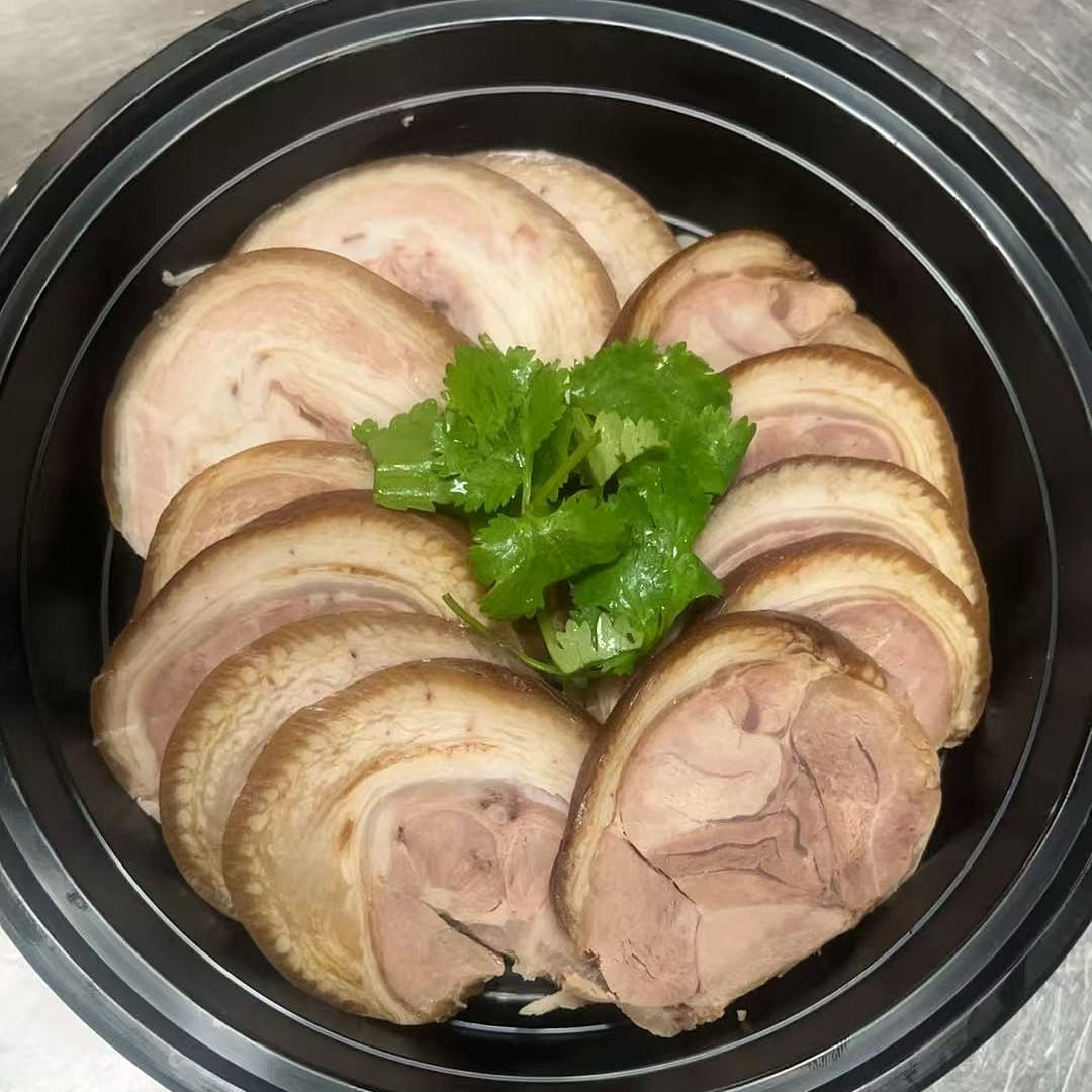 braised pig elbow sliced 1 each