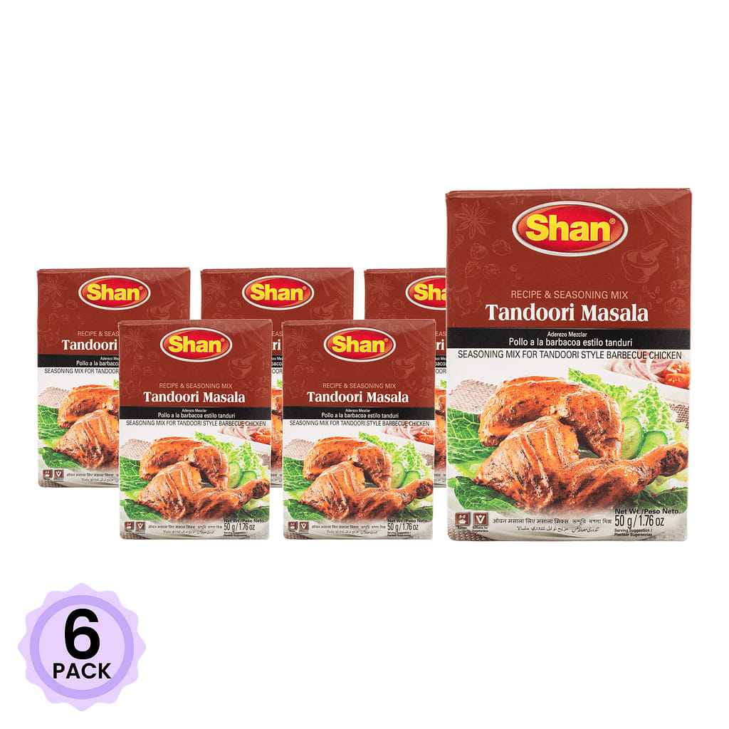 Shan 탄두리치킨 바베큐 양념믹스 1.75 온스*6 팩