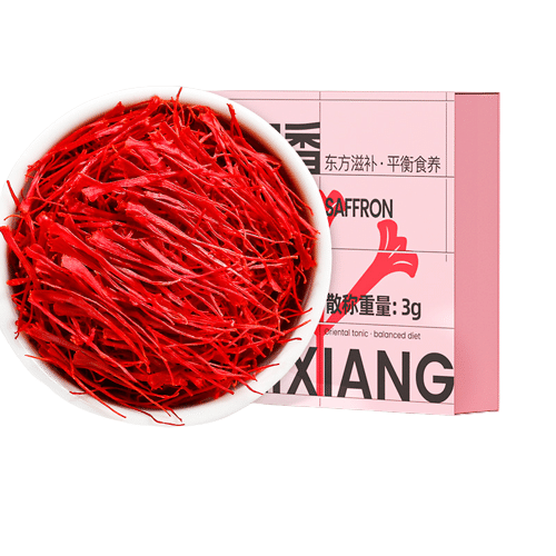 【杞裏香】藏紅花 活血化瘀 涼血解毒 解鬱安神 利膽3g/盒 3 克