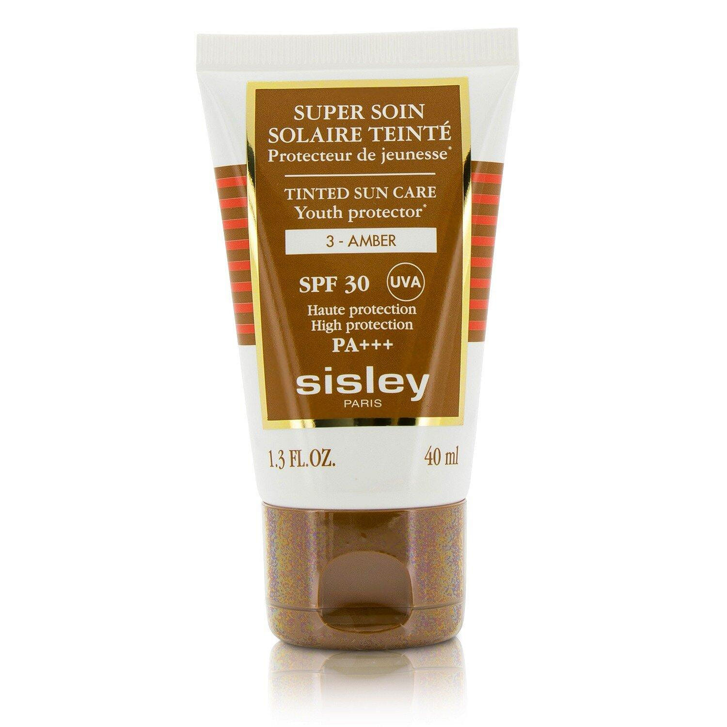 Sisley Super Soin Solaire Tinted Youth Protector SPF  UVA PA+++ - # Amber  40ml/1.3oz 40 มิลลิลิตร