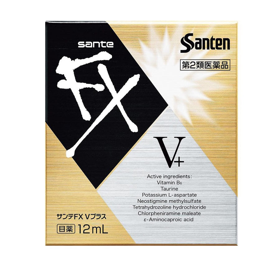 JAPAN SANTEN Pharmaceutical Sante FX V Plus 12ml 1 케이스