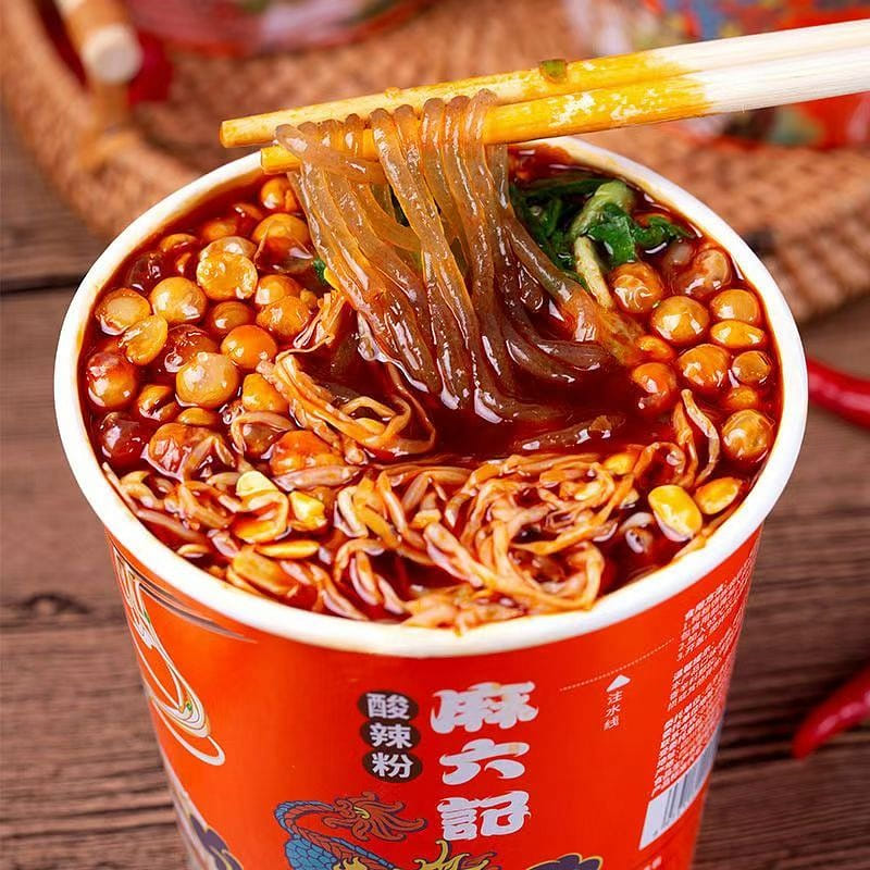 Ma Liuji hot and sour powder barrel 201g 201 กรัม