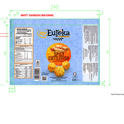 Eureka Spicy Cuttlefish Popcorn 70 g