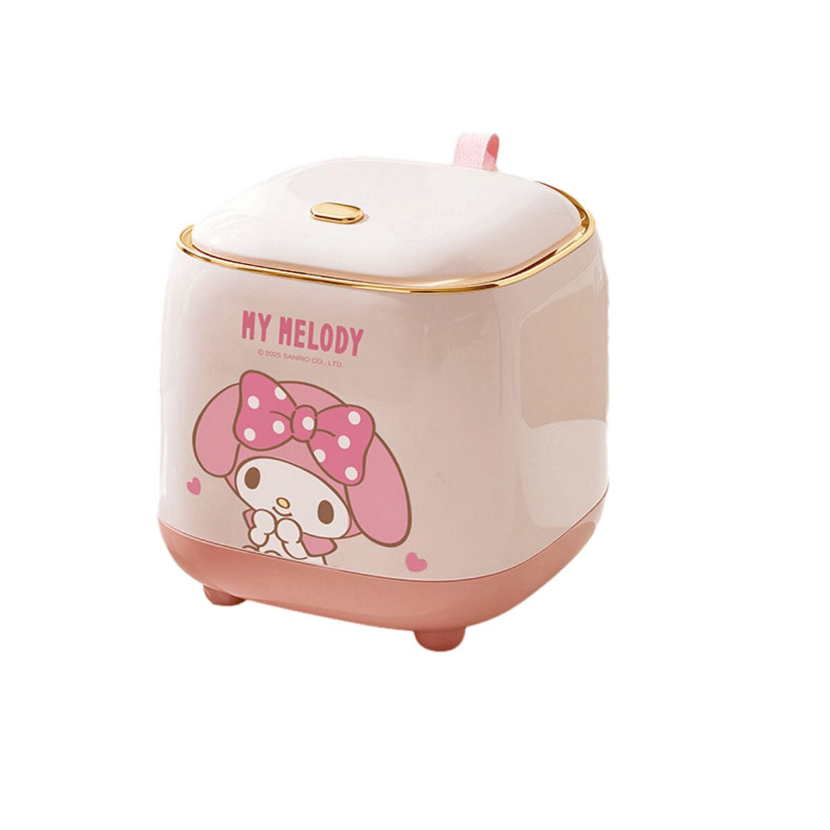 Desktop Mini Trash Can 1.5L Press-type - My Melody 1 count