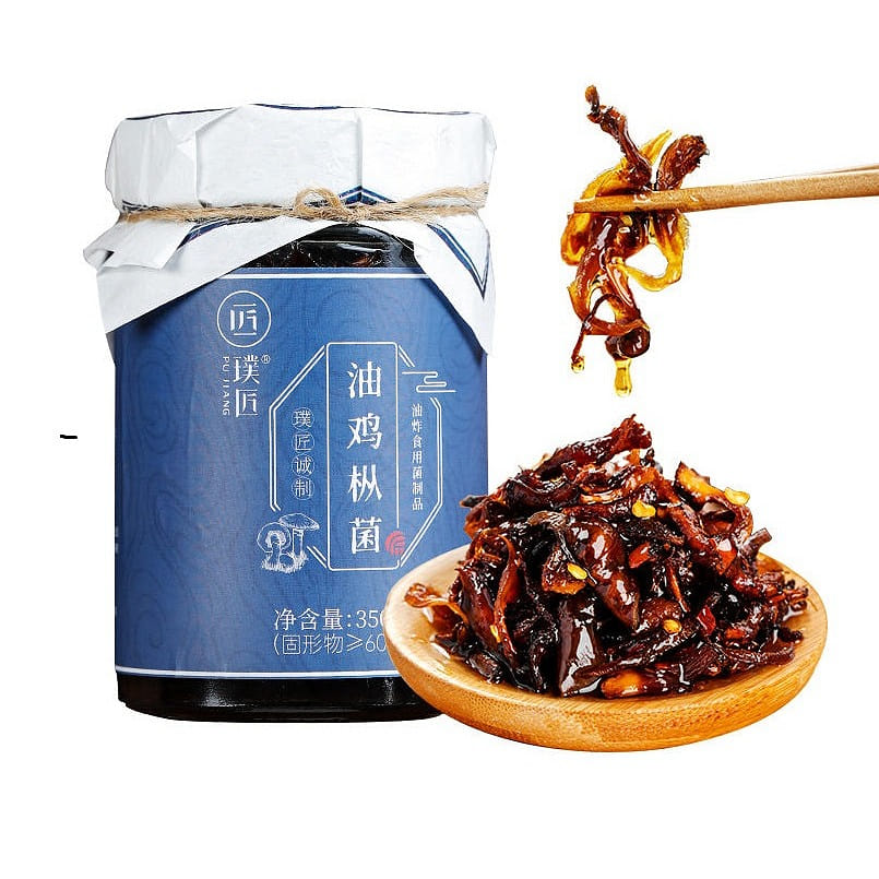 Pujiang Yunnan oil chicken mushroom sauce with rice and bibimbap sauce 350 그램