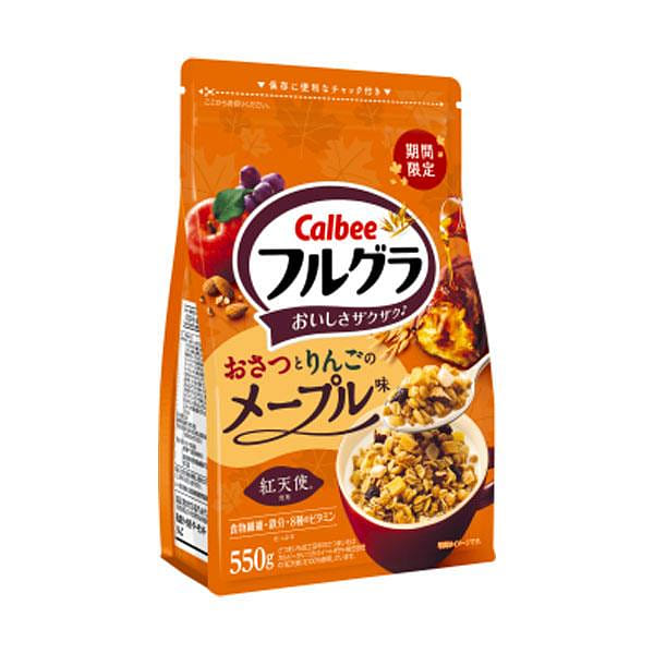 Calbee Frugra Maple Sweet Potato & Apple Granola 550 g