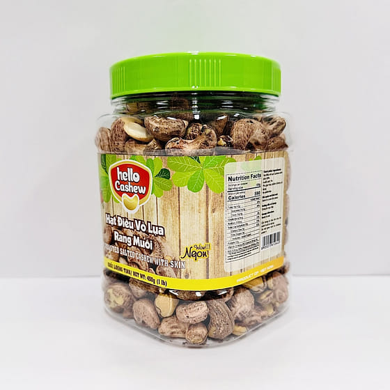 weee_snack_Dry Roasted Salted Cashew with Skin 450 g