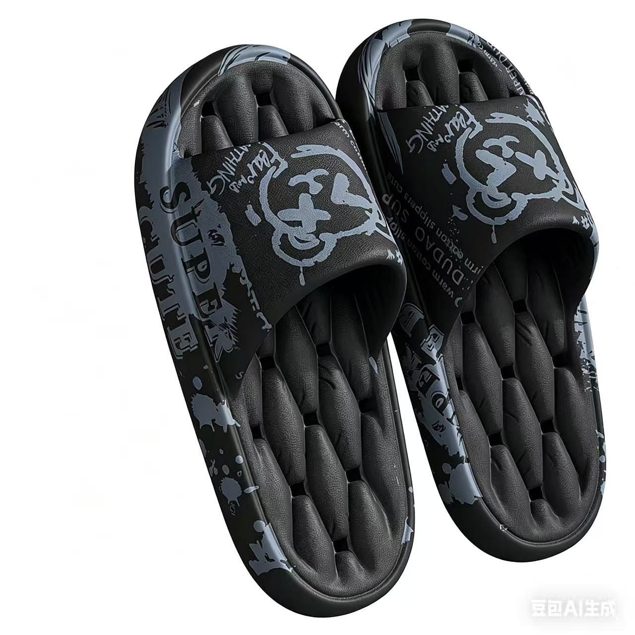 Bathroom men's anti slip slippers size 44-45/1 pai 1 each