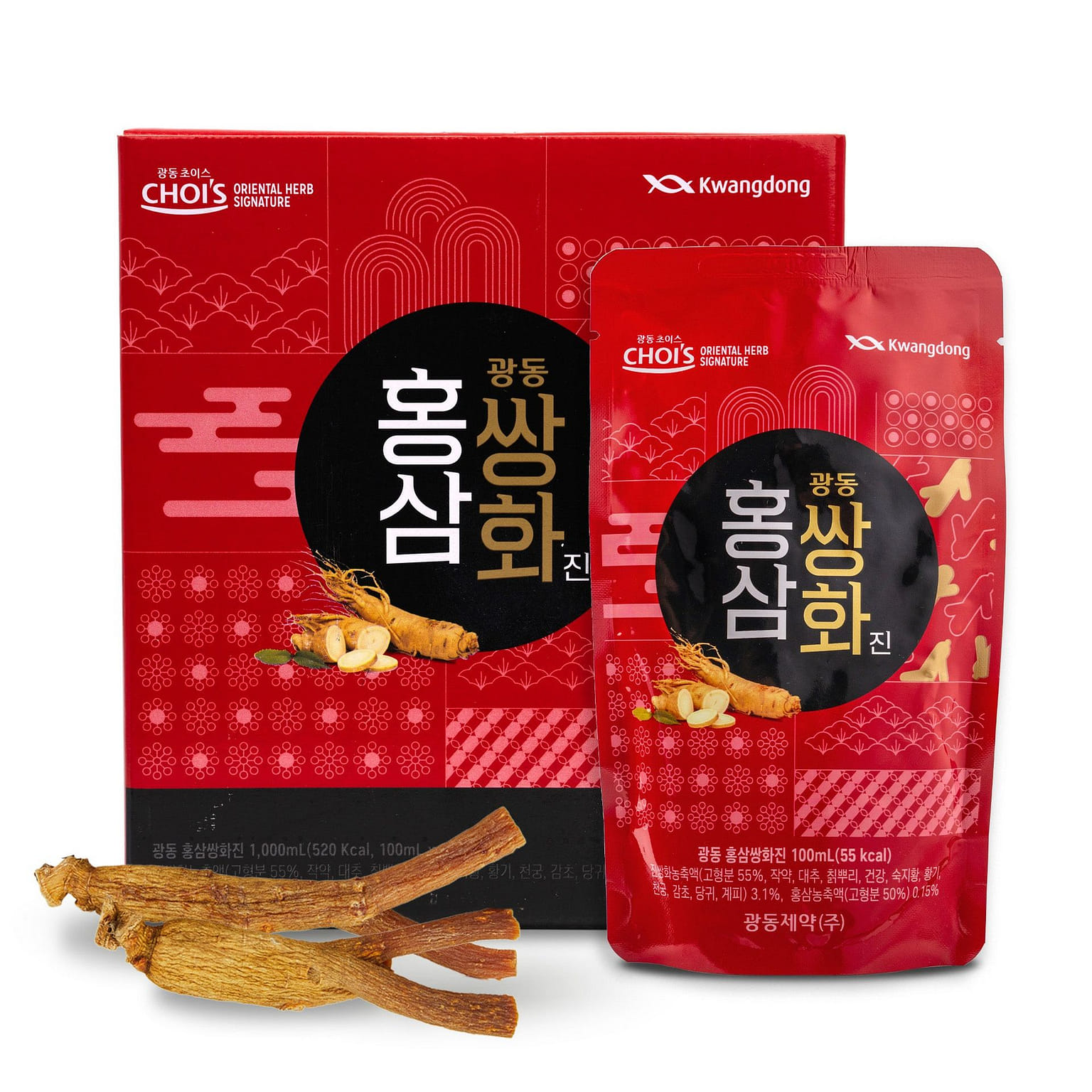 广东双花珍 - 红参 100ml * 10包 1 份
