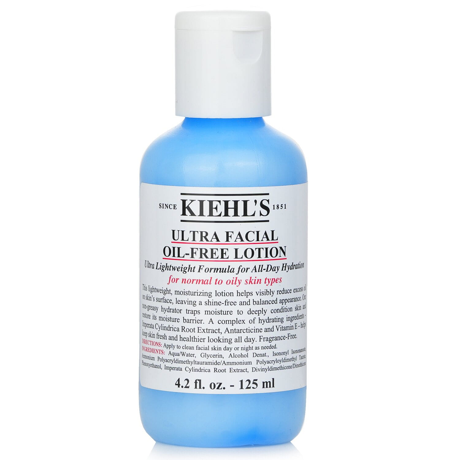 Kiehl's Ultra Facial Oil-Free Lotion - For Normal to Oily Skin Types 125ml/4oz 125 밀리리터