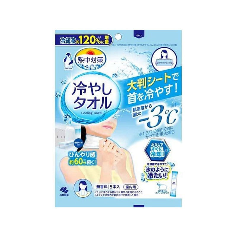 KOBAYASHI Cooling Wipes 5pcs 1 ส่วน