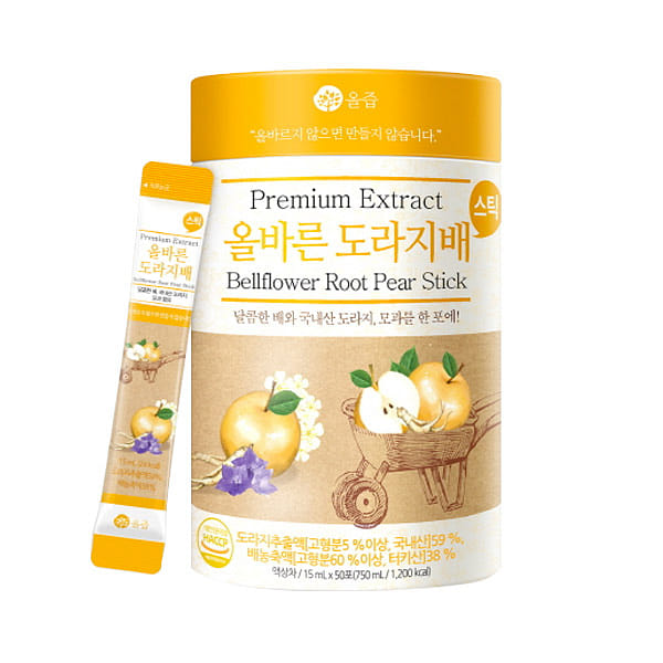 [올즙] 올바른 도라지배 스틱 1BOX(15mlX50포) 1 케이스