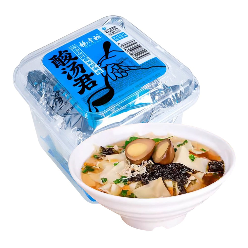 楊掌櫃酸湯君酸湯麪片紫菜蝦米味方便素食飽腹即食126g*12碗/箱 2520 克