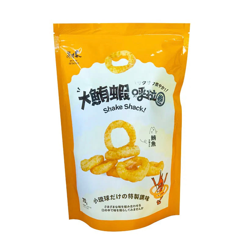 Taiwan Wuguidong6 Shrimp & Tuna Chips Spicy Flavor 70 กรัม