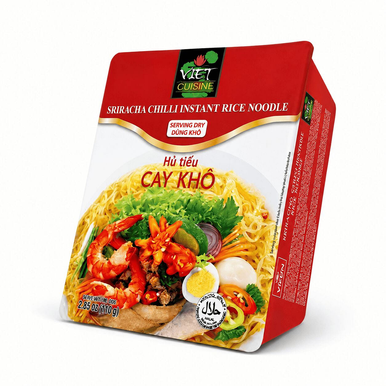 [1-TRAY] VIETCUISINE Sriracha Dry Mix Rice Noodle 3.85 oz