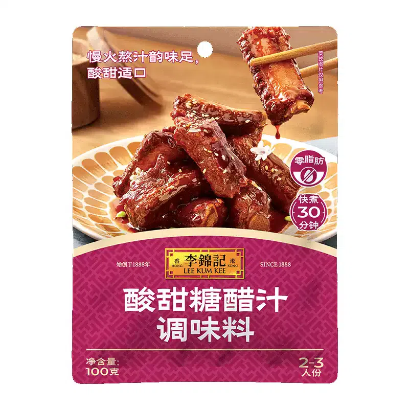 Lee Kum Kee Sweet & Sour Vinegar Sauce 100g*1Bag 100 g