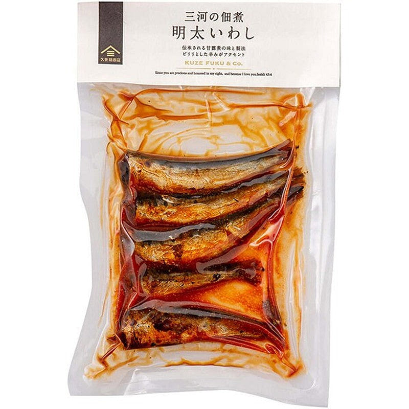Kuze Fuku Mikawa Mentaiko Sardine Tsukudani 90g 1 개