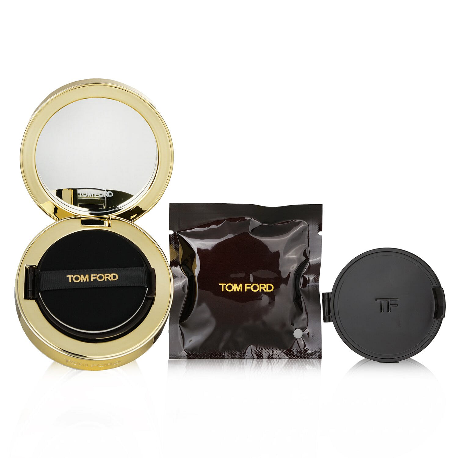Tom Ford Shade And Illuminate Foundation Soft Radiance Cushion Compact SPF 45 With Extra Refill - # 1.3 Nude Ivory 2x12g/0.42oz 2 グラム