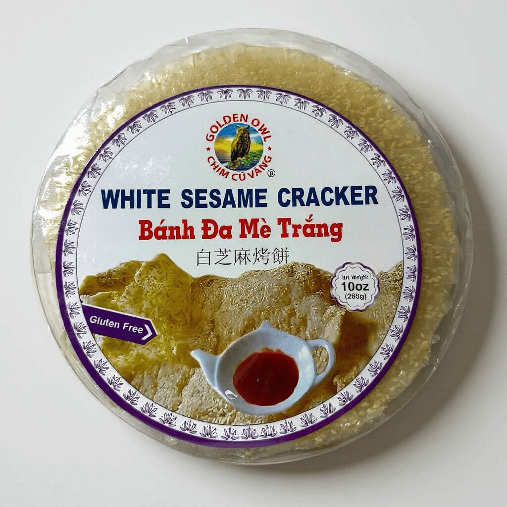 White Sesame Cracker GLUTEN-FREE Banh Da Me Trang 285 그램