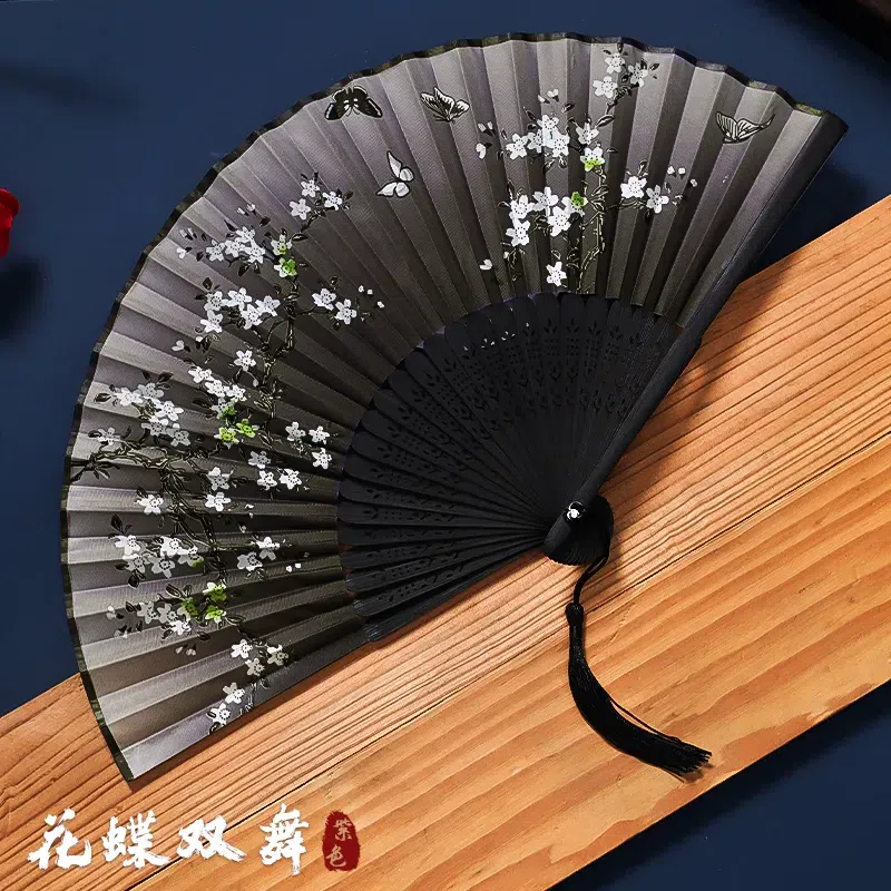 古風扇子摺扇 中國風漢服旗袍舞蹈夏日小扇(月舞) 1 个