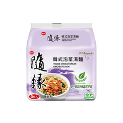 Veggie Choice Korean Kimchee Flavor Instant Noodle (pack of 5) 75 g
