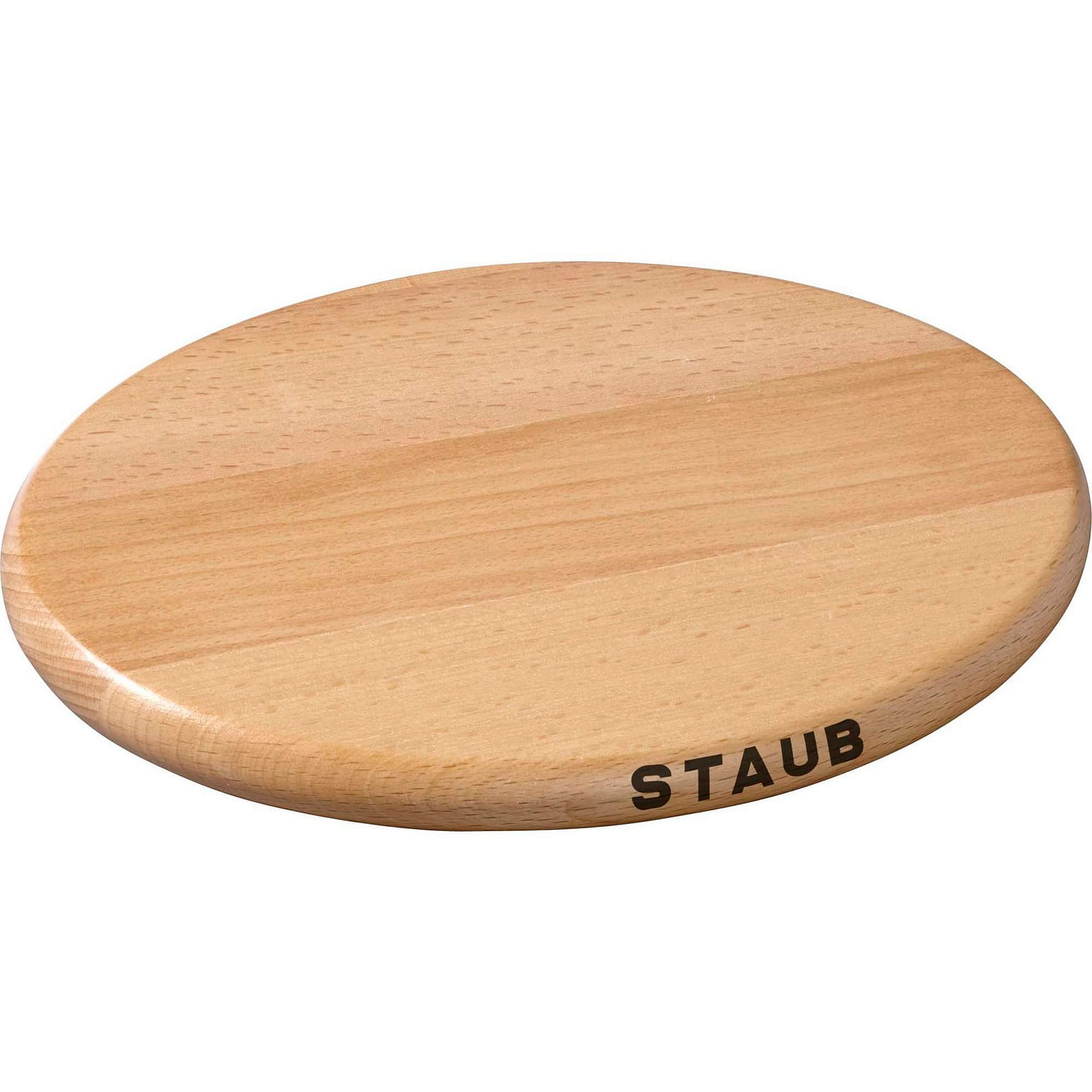 STAUB Oval Magnetic Wood Trivet 11.4-inch / Brown - 11.4" 1 개