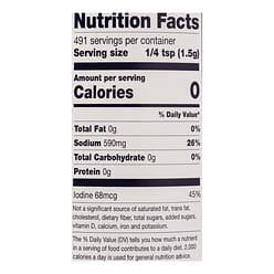 Morton Iodized Salt 26 oz