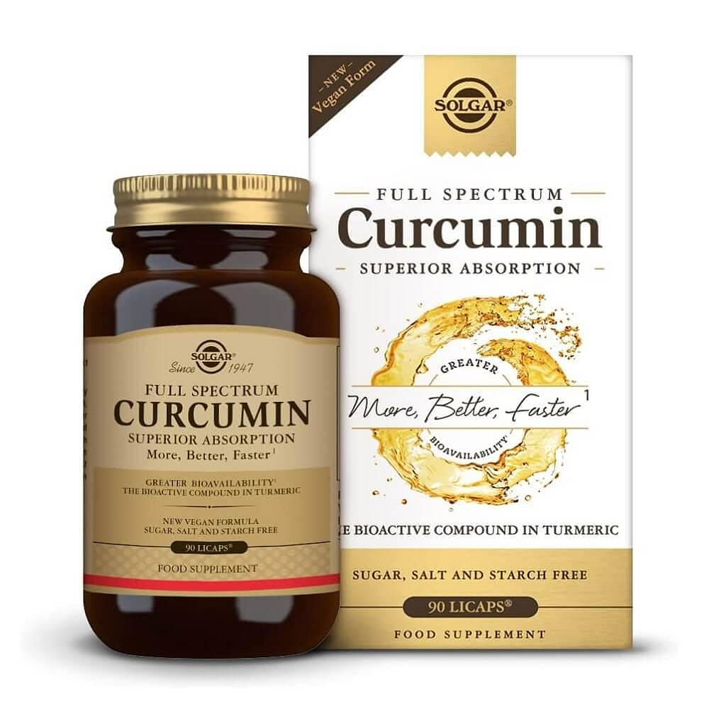 Solgar Full Spectrum Curcumin Liquid Extract (90 Licaps) 1 カウント