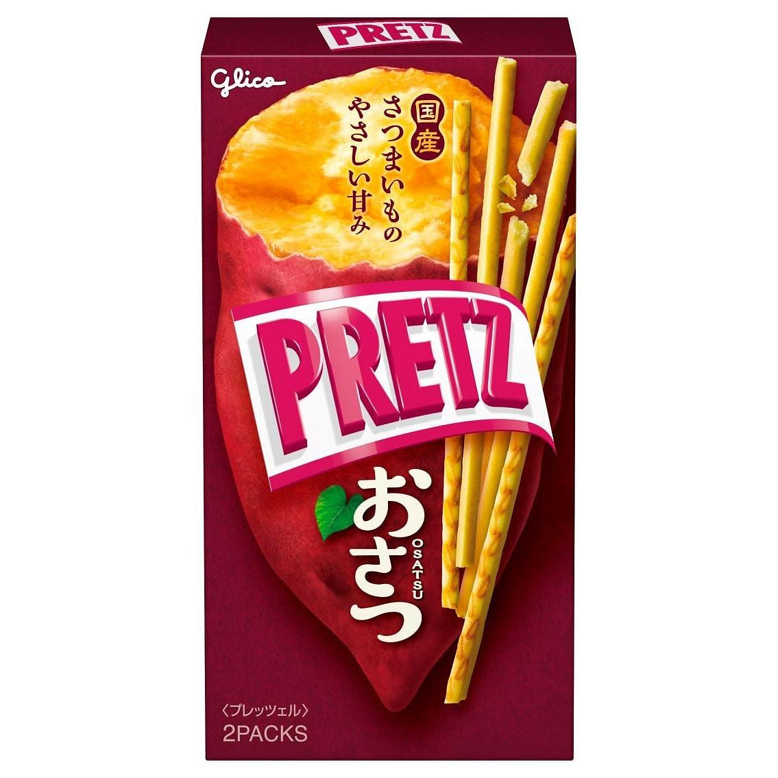 Glico Autumn Ladyfingers Sweet Potato Flavor 62g 1 each