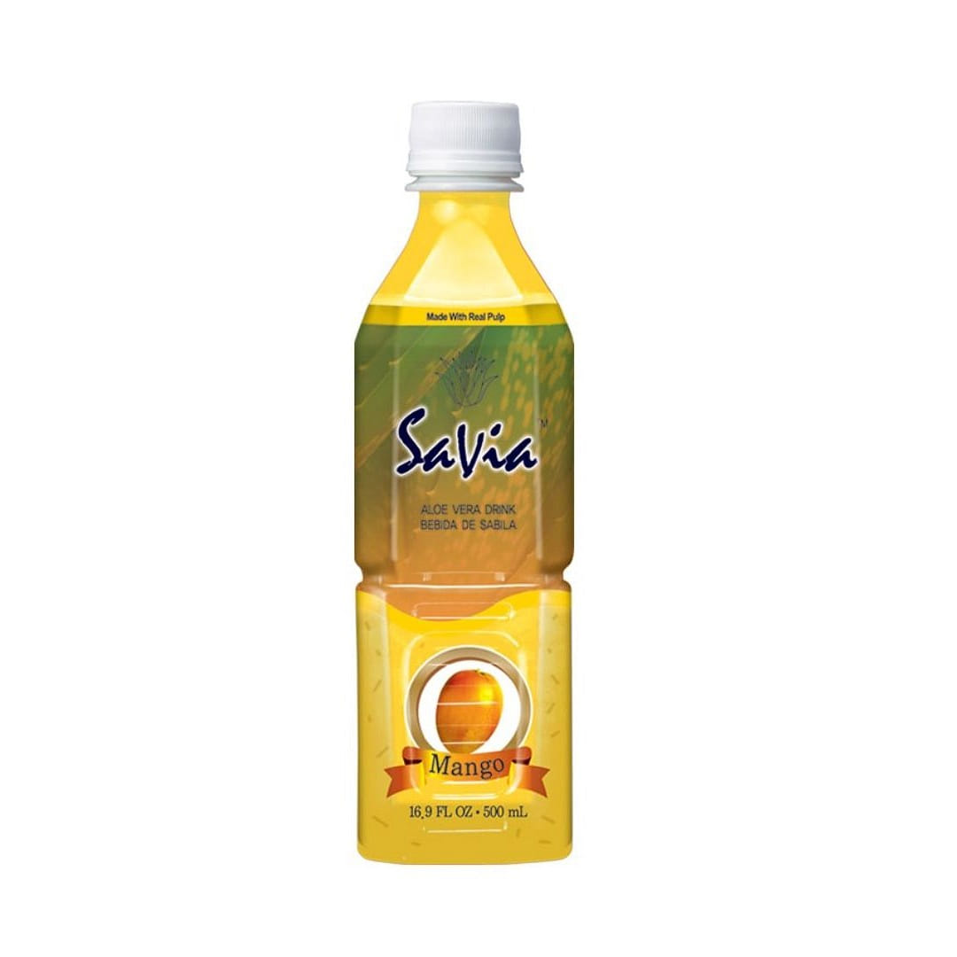Savia Aloe Vera Drink Mango 16.9oz 12 case