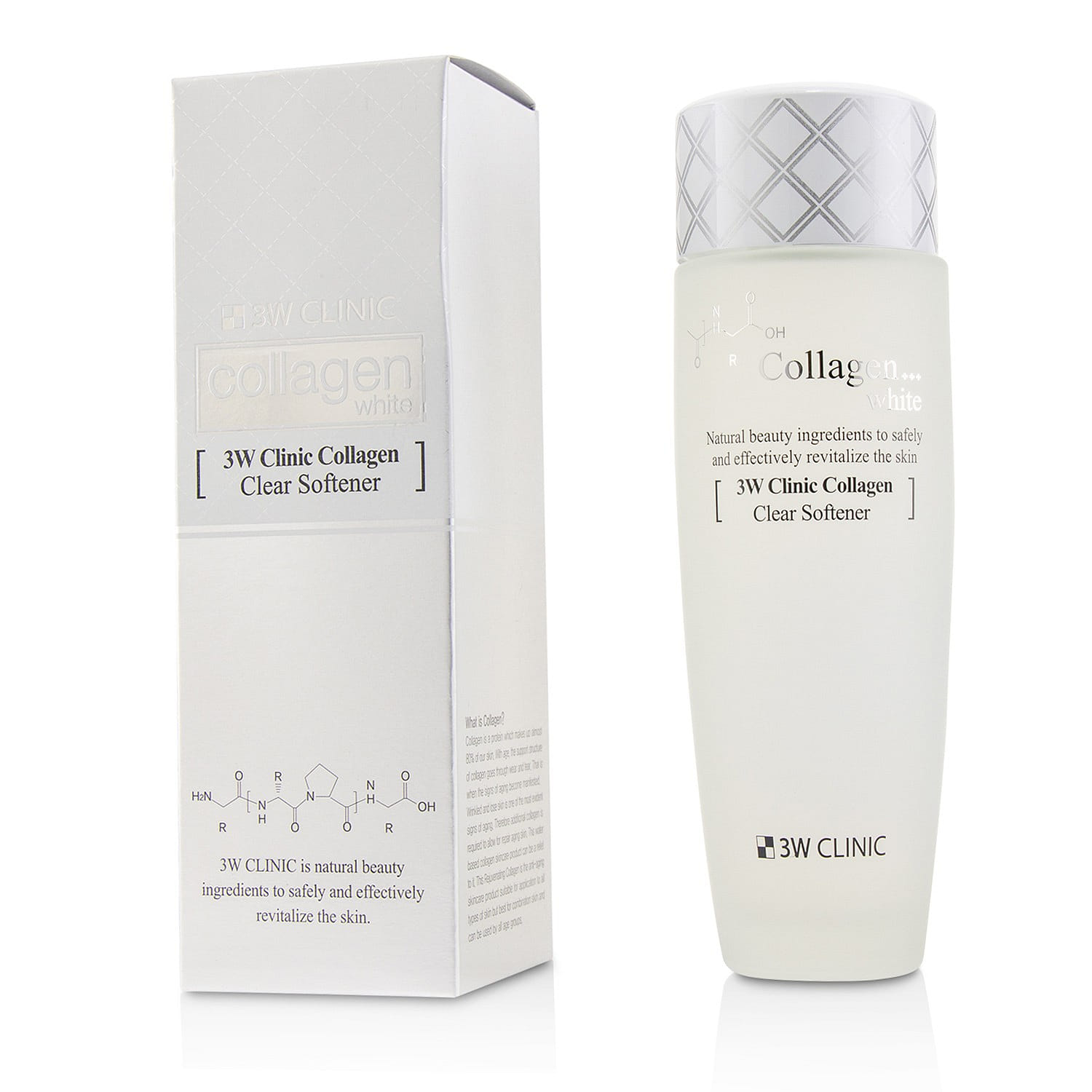 3W Clinic Collagen White Clear Softener 150ml/5oz 150 ml