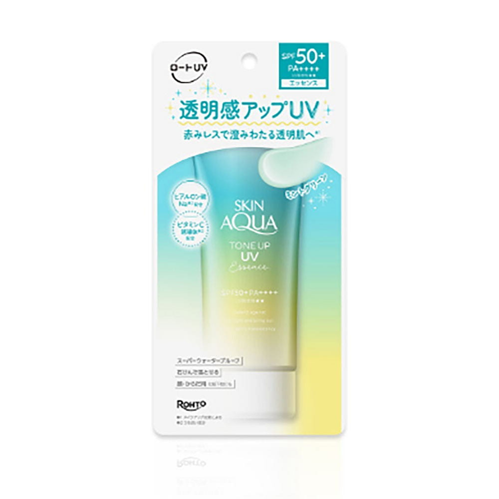 Rohto Skin Aqua Tone Up Uv Essence Spf50+ Pa++++ 80 g