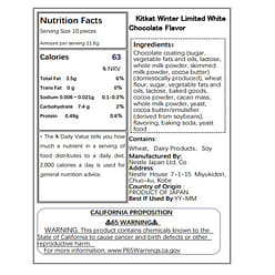 KITKAT  Limited Mont Blanc Chocolate  9 Pieces/ 1 each