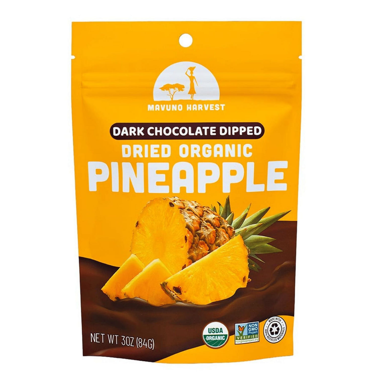 Organic Pineapple & Dark Chocolate | 3 oz (6 bags) 1 ส่วน