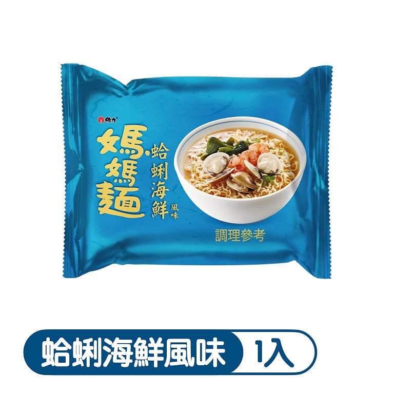 Taiwan Mama Noodle Clam Seafood Instant Noodle Soup 80 그램