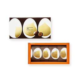 TAMAYA Chocolate marron tamago 4 pieces 1 box