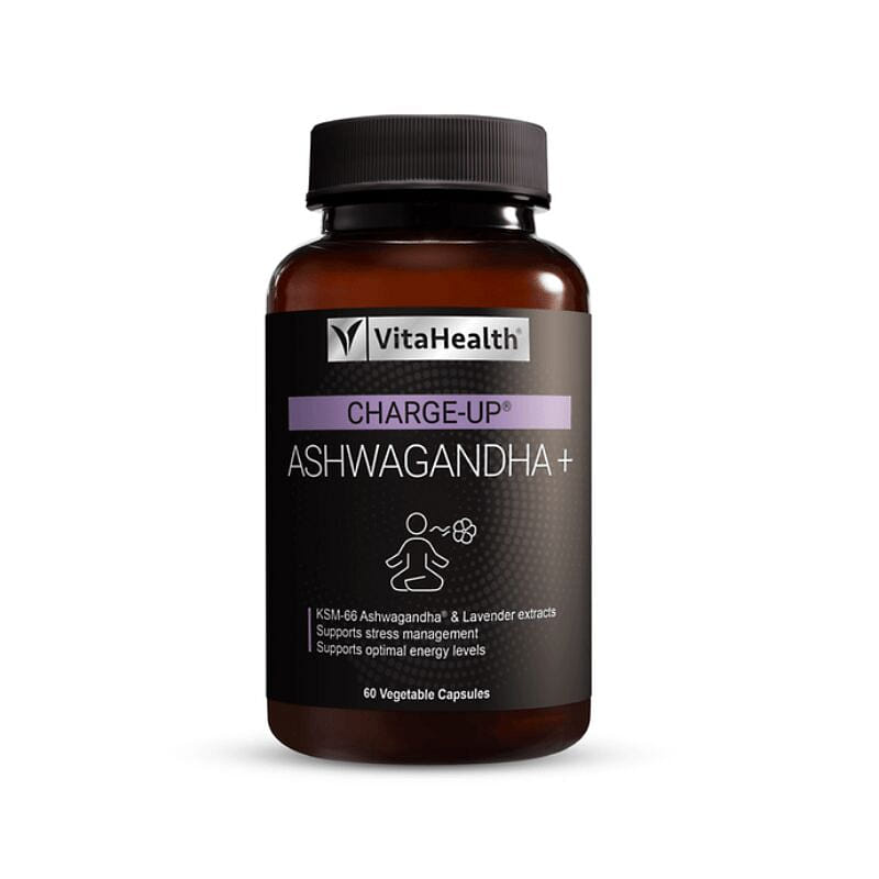 VitaHealth Charge-up Ashwagandha+ 60 Capsules 1 bottle
