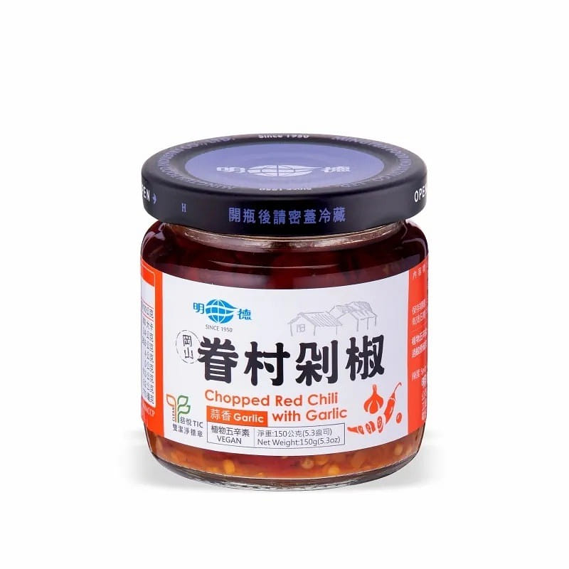 Taiwan-Vegan-Chopped Red Chili with Garlic 1 캔